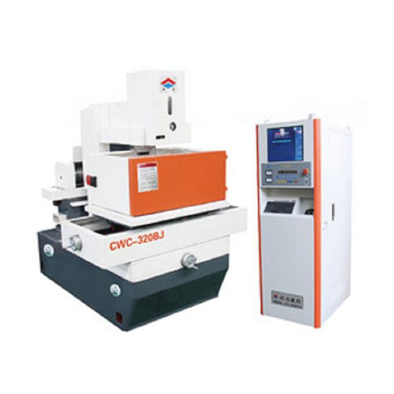 DK7763 C-type kompaktná štruktúra CNC drôt EDM Stredne rýchlosť strihacieho stroja